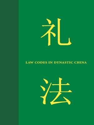 cover image of Law Codes in Dynastic China